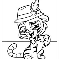 printable palace pets sultan pdf coloring pages