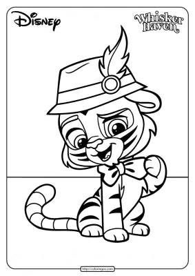 Free Printable Palace Pets Sultan Coloring Page