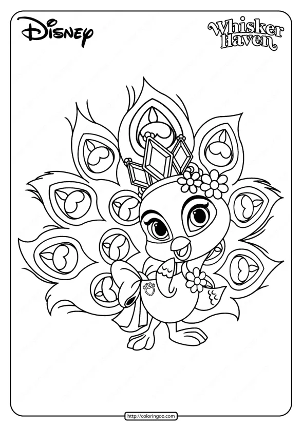 Printable Palace Pets Sundrop Pdf Coloring Page 1 printable palace pets sundrop pdf coloring page