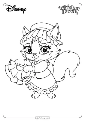 Printable Palace Pets Tillie Pdf Coloring Page