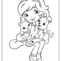strawberry shortcake custard and pupcake coloring