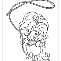 Free Printable Trolls 2 Delta Dawn Coloring Page 9 printable trolls 2 delta dawn pdf coloring page