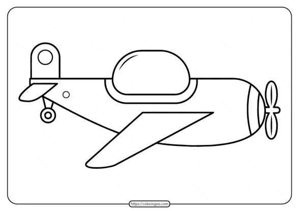 Free Printable Airplane Pdf Coloring Page 07 1 Free Printable Airplane Pdf Coloring Page 07