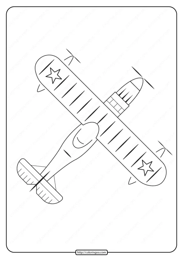 Free Printable Airplane Pdf Coloring Page 09 1 free printable airplane pdf coloring page 09