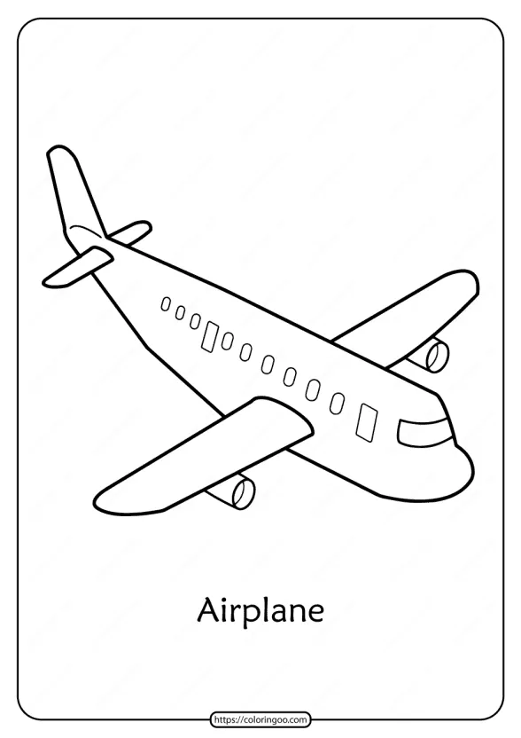 Free Printable Airplane Pdf Coloring Pages 1 free printable airplane pdf coloring pages