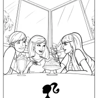 free printable barbie pdf coloring pages 13