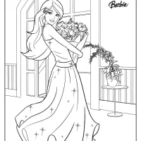 free printable barbie pdf coloring pages 15