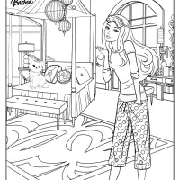free printable barbie pdf coloring pages 18