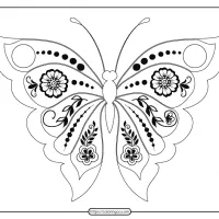 free printable butterfly pdf coloring pages 54 e1591097208589