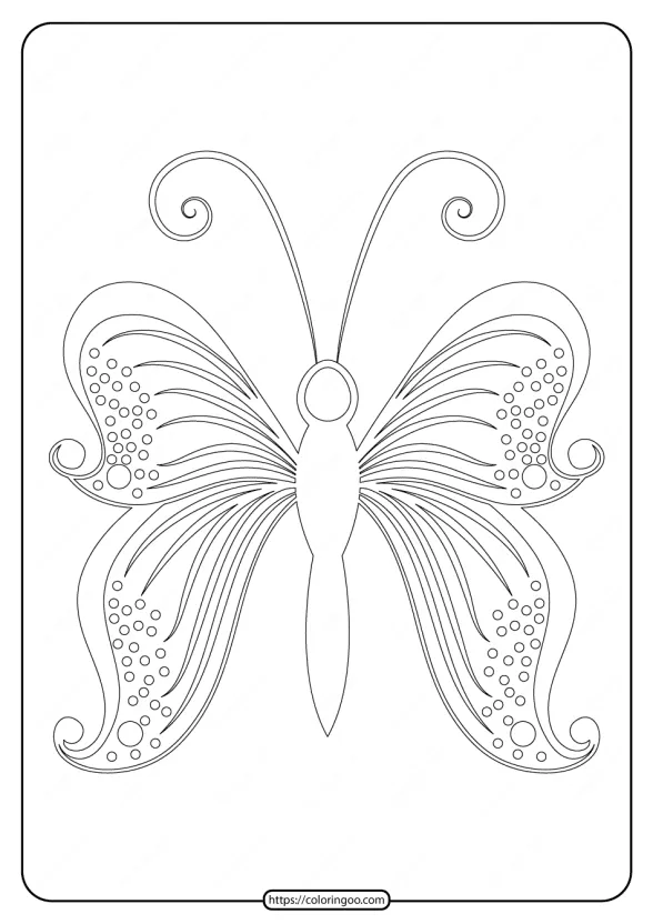 Free Printable Butterfly Pdf Coloring Pages 56 1 free printable butterfly pdf coloring pages 56