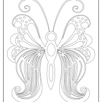 free printable butterfly pdf coloring pages 57