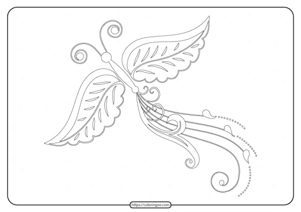 free printable butterfly pdf coloring pages 58 e1591110261302