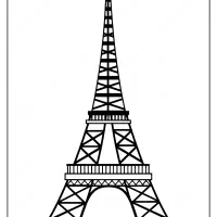 Free Printable Eiffel Tower Pdf Vector Outline 10 free printable eiffel tower pdf outline