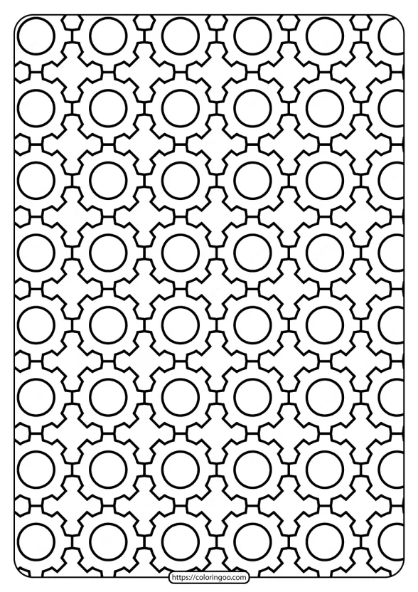 Free Printable Gear Outline Pdf Patterns 01 1 free printable gear outline pdf patterns 01