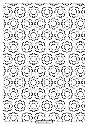 Free Printable Gear Outline Pdf Patterns 02