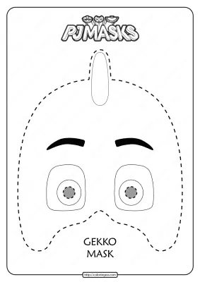 Free Printable Gekko PJ Masks Coloring Page