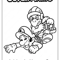 Free Printable Luigi and Hammer Bro Coloring Page 42 free printable luigi and hammer bro coloring page
