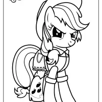 free printable mlp applejack pdf coloring pages
