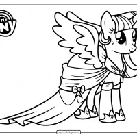 free printable mlp twilight sparkle coloring pages
