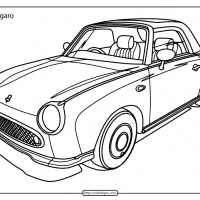 Free Printable Nissan Figaro Pdf Coloring Page 26 free printable nissan figaro pdf coloring page