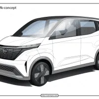 Free Printable Nissan IMk Concept Pdf Coloring Page 32 free printable nissan imk concept pdf coloring page