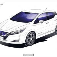 Free Printable Nissan Leaf Pdf Coloring Page 29 free printable nissan leaf pdf coloring page