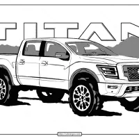 Free Printable Nissan Titan Pdf Coloring Page 25 free printable nissan titan pdf coloring page