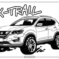 Free Printable Nissan X-Trail Pdf Coloring Page 27 Free Printable Nissan X-Trail Pdf Coloring Page