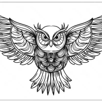 Free Printable Owl Animal Coloring Page - 006 33 free printable owl coloring page 006