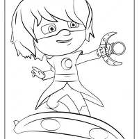 free printable pj masks luna girl coloring page