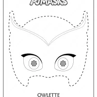 free printable pj masks owlette coloring page