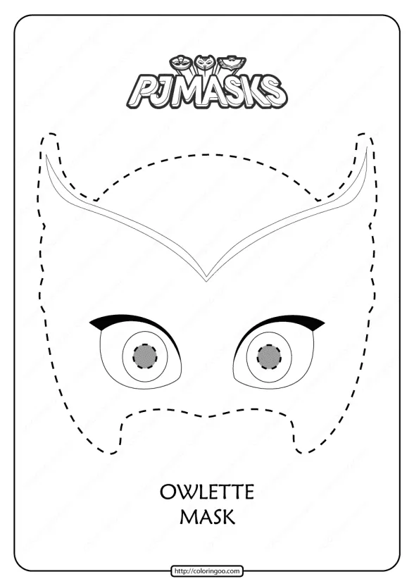 Free Printable Owlette PJ Masks Coloring Page 1 free printable pj masks owlette coloring page
