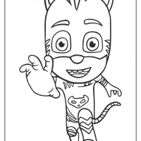 free printable pjmasks catboy pdf coloring page