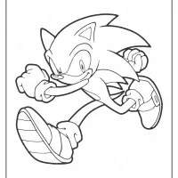 free printable sonic the hedgehog coloring page