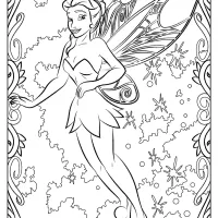 free printable tinker belle pdf coloring page