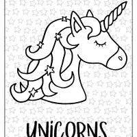 free printable unicorns are real pdf coloring page