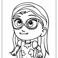 pj masks owlette printable pdf coloring page