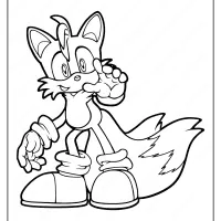 printable miles tails prower pdf coloring pages