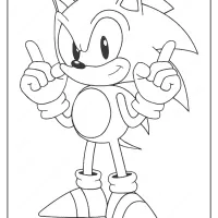 printable sonic pdf coloring pages