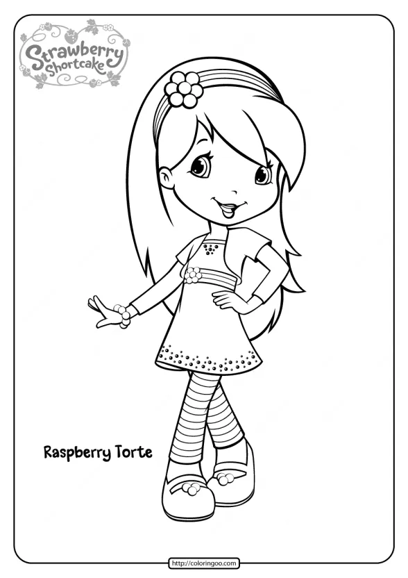 Raspberry Torte Printable Coloring Pages 1 raspberry torte printable coloring pages