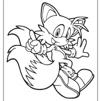 sonic miles tails prower pdf coloring page