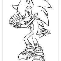 sonic printable pdf coloring pages
