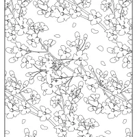 Free Printable Flower Pattern Coloring Page 12