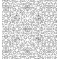 Free Printable Mandala Pattern Coloring Page 37