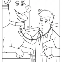 Free Printable Dog at The Vet Coloring Page 22 free printable dog at the vet coloring page