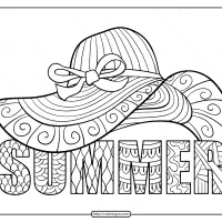 Free Printable Lady's Hat Pdf Coloring Page 10 free printable ladys hat pdf coloring page
