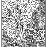 free printable rainforest pdf coloring page