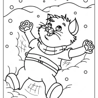Free Printable Snow Angel Pdf Coloring Page 14 free printable snow angel pdf coloring page