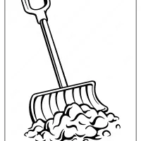 Free Printable Snow Shovel Pdf Coloring Page 9 free printable snow shovel pdf coloring page