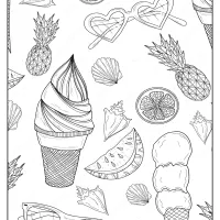 Free Printable Summer Patterns Pdf Coloring Page 31 free printable summer patterns pdf coloring page